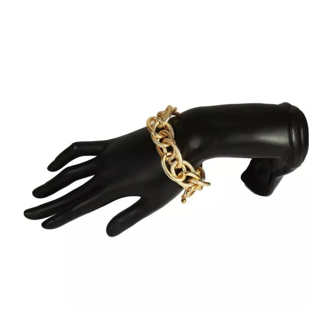 *New Boho chunky bangle gold Bracelet - Picture 5 of 6